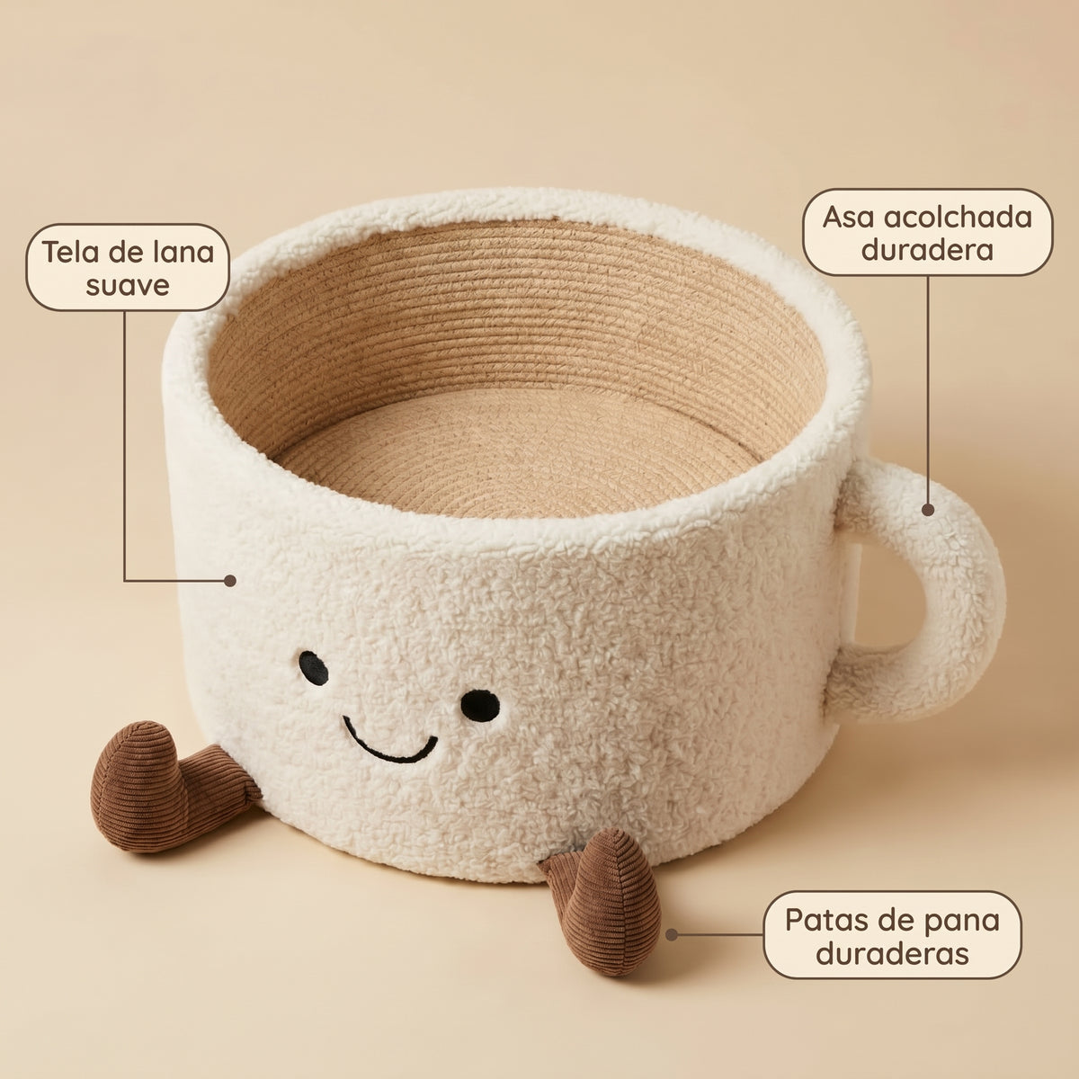CozyCup™ Cama Confort para Gatos